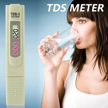 TDS-3 Ūdens Kvalitātes Testēšanas Portatīvo Pildspalvu portatīvais Digitālais Ūdens Skaitītāja Filtra Mērīšanas Ūdens Kvalitātes Tīrība Testeri TDS Mērītājs
