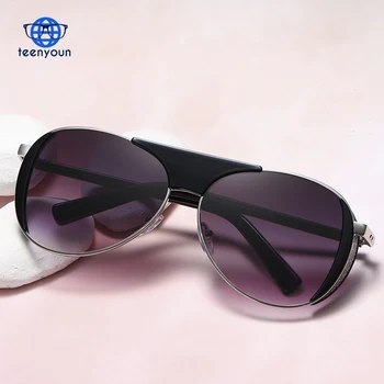 TEENYOUN jaunu tendenci saulesbrilles retro modes Luksusa Zīmola Dizainere Sieviešu Toņos Dāmas, Saules Brilles Oculos