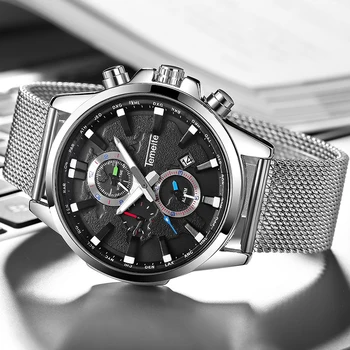 TEMEITE Izmēģinājuma Skatīties Vīri Militārās Vīriešu Pulksteņi Top Zīmola Luksusa 2021 Kvarca rokas Pulkstenis Acs Siksna Kalendāra мужские часы наручные