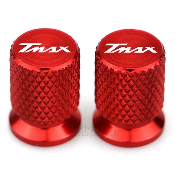 TMAX CNC Alumīnija Riepu Vārsts Gaisa Ostas Vāks Vāciņš Motociklu Piederumi Yamaha TMAX T-max 530 2013 2016 2017 2018