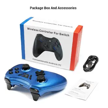 TSW05 Bluetooth Bezvadu Gamepad, Lai Pārslēgtos PS3 PS4 PC Android TV Box Dubulta Vibrācijas Džoistiki, Spēļu Kontrolleris Piederumi