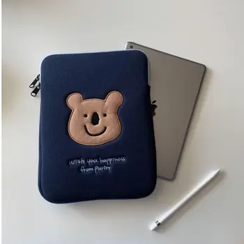 Tablete Gadījumā Cute Karikatūra korejiešu Versiju ins Cute Maz Koala Izšūti iPad Planšetdators Gadījumā 11inch Modes Stila Soma