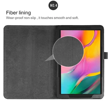 Tablete vāciņš Samsung Galaxy Tab 10.1 2019 Gadījumā PU Ādas Magnētisko Flip Cover For Samsung Galaxy Tab 10.1 SM-T510 T515