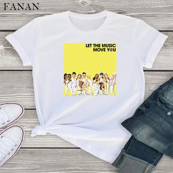 Tagad Apvienotā Sieviešu T-krekls 2020. gada Vasaras Estētisko Modes Tshirt Grafiskais Izdrukāt Balts Tops Ielu Repa T-krekli Harajuku Apģērbu Tee