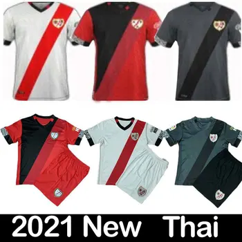 Taizeme Rayo Vallecano camiseta de fútbol soccer jersey 20 21 Mājas Vallecas maillot de pēdu Attālumā Trešo Vīriešu+bērnu Futbola Jersey