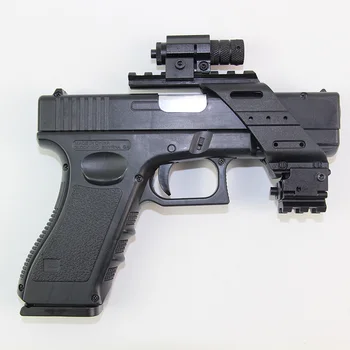 Taktiskā Airsoft Pistole Plastmasas Bāzi Glock 17 19 Beretta M9 Quad Picatinny Rail Acīs Lāzera Darbības Joma Mount Medību Piederumi