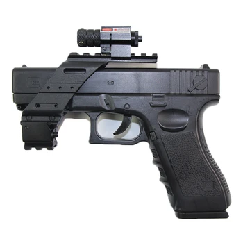 Taktiskā Redzes lauka Airsoft Pistole Dzelzceļa Picatinny Par Glock 17 19 Beretta M92 Universāla Bāzes Quad Sarkanā Lāzera, Gaismas darbības Joma Mount