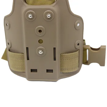 Taktiskās Kaujas Piliens Kāju Maksts Platforma Adapteris Bradāt Glock 17 19 M92 1911 USP Pistoles Maksts Gadījumā, Āra Medību Piederumi