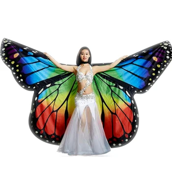 Tauriņš Vēdera Deju Isis Wings Modes Vēdera Dejas Pasaku Spārnus Skatuves Sniegumu Rāda Aksesuārus Eņģeļa Spārna