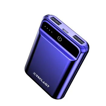 Teclast A10 Mini 10000 mAh Jauda Banka Dual Izejas USB Ārējais Akumulatora Lādētājs Mobilo Telefonu Iphone 8 X Ātrās Uzlādes