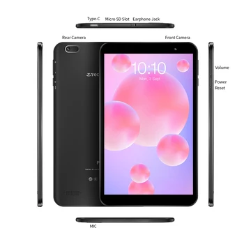 Teclast P80h Android 10.0 OS 8 collu un 2 gb RAM, 32 GB ROM Tablete SC7731E ARM Cortex-A7 Četrkodolu 1.3 GHz Dual Kameras GPS Tablet pc