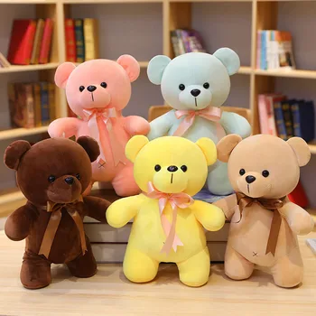 Teddy Bear Plīša Rotaļlietas Dzīvnieku Pildījumu Lelles Kawaii Lācis Tautas Plīša Lelle Bērniem Dzimšanas dienas Dāvanu, Mājas Dekoru Pildījumu Rotaļlieta