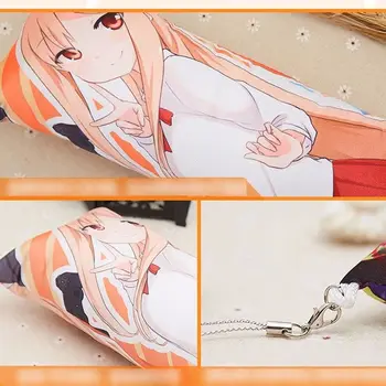 Tengen Toppa Gurren Lagann Yoko Mini Dakimakura Keychain Anime Keyring Key Chain Atslēgu, Gredzenu, Kulonu Tālrunis Siksnas, Vairumtirdzniecība