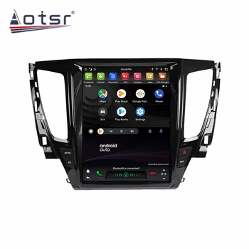 Tereo uztvērējs Auto radio MITSUBISHI PAJERO Android 9.0 auto DVD atskaņotājs, GPS multivides 2017-2018 magnetofona GPS Navigācijas
