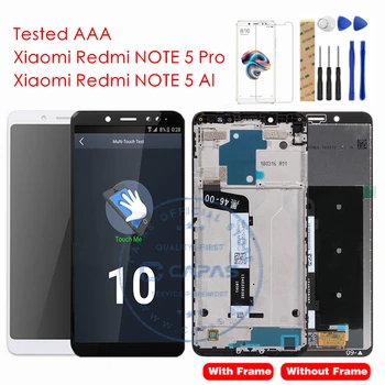 Tests Xiaomi Redmi 5. Piezīme Pro LCD Displejs + Rāmis 10 Touch Ekrāns Redmi Note5 Pro LCD Digitizer Rezerves Daļas, Remonts