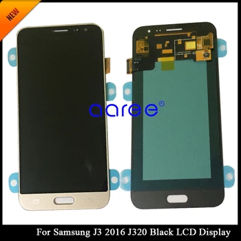 Testēti Regulējams OLED, SAMSUNG J3 2016 J320 LCD Displejs priekš Samsung J320 J3 2016 LCD Ekrānā Pieskarieties Digitizer Montāža
