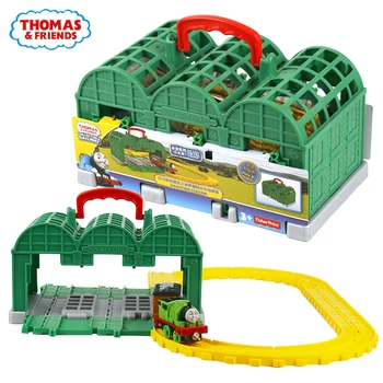 Thomas un Draugiem Vilcienu Sliežu ceļa Sastāvdaļas Lējumiem 1:18 Vilciena Sliežu Komplekts Auto Rotaļlietas Zēniem Bērniem Dāvanas Piederumi Playset