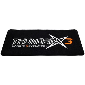 ThunderX3 TGM10, paklāju Spēļu aizsardzības krēslu, 1000x500x5mm, neilons, dzelzsbetona, Melns