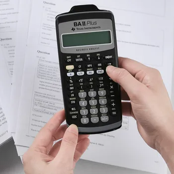 Ti BA II Plus 12 Cipari Plastmasas Led Calculatrice Calculadora Finanšu Aprēķini Studenti Finanšu Kalkulators