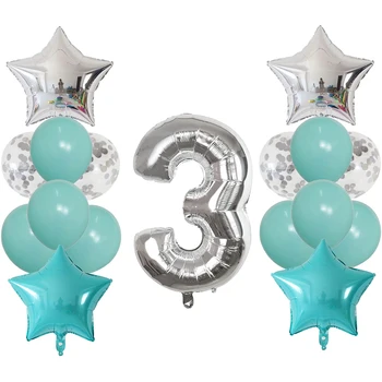 Tiffany blue Silver Baloon Jubileju, Dzimšanas dienas svinības Dekorēšana, Baloni, zēns, meitene, ar Baloniem, Konfeti Dzimšanas dienu Deco Bērniem Pieaugušajiem