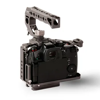 Tilta GH5 Kamera, Būris Rigfor Panasonic LUMIX GH5 GH5S Dslr Rig Top Rokturis Plātne