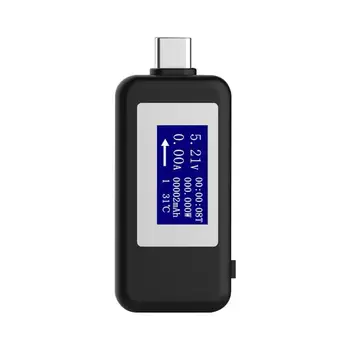 Tipa-c USB testeri DC Ciparu voltmetrs amperimetro voltagecurrent metru ammeter detektoru power bank lādētāja indikators 2018