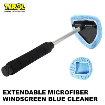 Tirol P3 Microfiber Vējstikla Tīrītājs Birste Logu Audums Regulējams Trīsstūrveida Birste T25678S Pagarināt Pagarinās Tīrīšanas Rīks