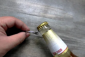 Titāna Sakausējuma Super Mini Korķviļķis Keychain Kulons EDC Mazi Darbarīki, Pudele Nazis