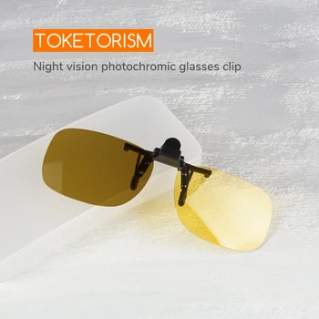 Toketorism Photochromic brilles klipu viegls nakts braukšanas brilles klipu brilles 302B