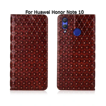 Top Īstas Ādas Telefonu Gadījumā Vāks Huawei Honor 10 Lite, Ņemiet Vērā, 10 Flip Magnētiskās Kartes Turētājs Soma Mobilo Telefonu Gadījumā
