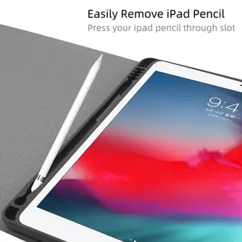 Touchpad Keyboard Case for iPad 9.7 2017 2018 5 6 Gaisa 1/2 9.7 Pro 11 10.5 Segtu Ar Zīmuļa turētāju būtiska skārienpaliktni Tastatūru