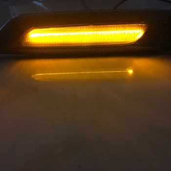 Toyota Reiz/Kronis Lexus GS300/ES350 no 2006. līdz 2009. gadam Dzintara/Balta, LED Spārnu Sānu Gabarītlukturi Gaisma, Pagrieziena Signāla Lampa Gaitas Lukturi