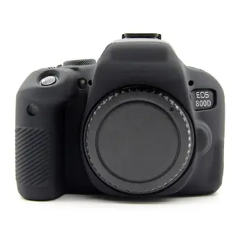 Triecienizturīgs Kameru Gadījumā, Silikona Vāciņš Bufera Bruņas, Aizsargs Canon EOS 800D