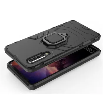 Triecienizturīgs Statīvs Bruņas Gadījumā Huawei P20 Pro P20 Lite P smart 2019 lieljaudas Aizsardzība Grūti PC TPU Vāks P30 P30 Pro