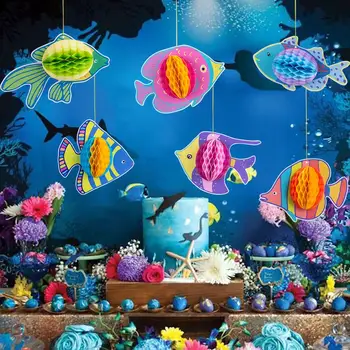 Tropu Zivis, Šūnveida Karājas Partijas Apdare Vasarā Zem Jūras Nāriņa Dzimšanas Dienas Svinības Dekori Bērnu Dušas Dzīvnieku Piegādēm
