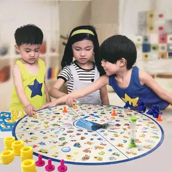 Ttnight Montessori Bērnu Puzzle Izglītības Spēle, Kid Detektīvi Meklē Diagrammas Valdes Plastmasas Puzzle Smadzeņu, Apmācība, Rotaļlietas Bērniem