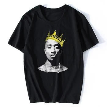 Tupac 2PAC R. I. P Modes Īsām Piedurknēm T Krekls Uzdrukāts Kokvilnas Top Tees Gadījuma Hip Hop, Rock O Kakla Rock Mūzikas Tee Rap Krekls 2020