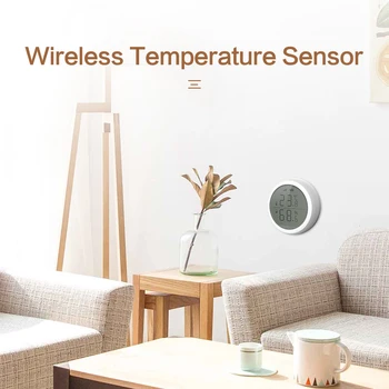 Tuya Zigbee Temperatūras Un Mitruma Sensors Ar LCD Ekrāns One-click Saistība Mājas Automatizācijas Apsardzes Signalizācijas Tuya Sensors