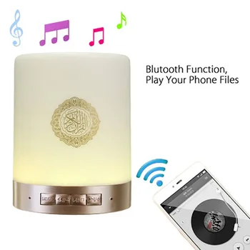 Tālvadības pults Bezvadu Bluetooth Skaļruni, Krāsu Maināms Korāns Touch LED Lampu Regulēšana Bluetooth Skaļruni Dāvana Jaunas Ielidošanas