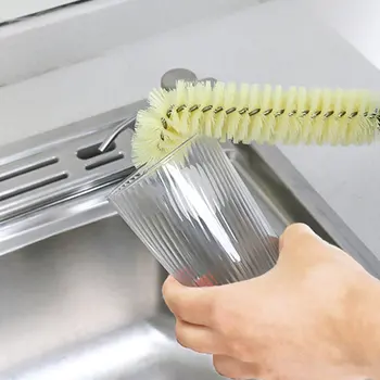 Tīrīšanas Suka Ilgtermiņa Rokturi Elastīga tīrīšanas Rīks Pudele Virtuves Termosi Tējkannas JŪS-Karstā