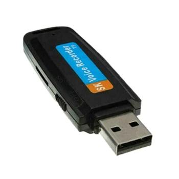 U-Diska Digital o Balss ieraksts ar Pildspalvu, Lādētāju, USB Zibatmiņas Diskā līdz 32 gb Mini SD TF Augstas Kvalitātes