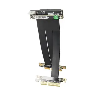 U2 U. 2. PCIe 3.0 SFF-8639 Dual-Port NVMe PCI-E Paplašinājuma kabeli Extender Stāvvadu PCI Express NVMe Dual-Port SSD Kabelis