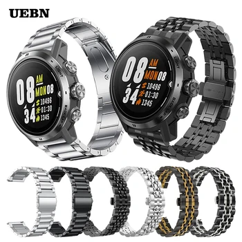 UEBN Classic Metāls, nerūsējošais tērauds Rokas Joslā, Lai COROS APEX Pro Smartwatch Siksnu COROS APEX 42mm 46mm Aproce Watchbands