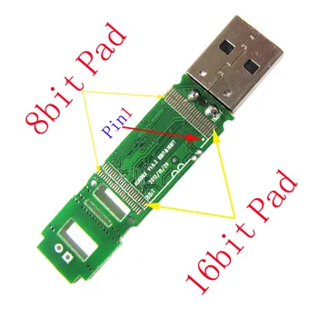 UFD AU6987ANHL PCBA ,8/16bit TSOP48, USB Flash Disku plates, pen drive PCBA, attiecas uz datu atgūšanu un atbalstu veco flash