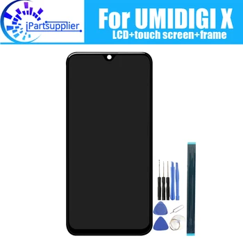 UMIDIGI X LCD+Touch Screen Digitizer +Karkasa Montāža Oriģināls Jaunu LCD+Touch Digitizer par UMIDIGI X +Instrumenti