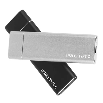 USB 3.1 Tipa C līdz M. 2 B-atslēga NGFF SSD Cieto Disku Kastes Pārveidotāja Adapteris Gadījumā m2 SATA SSD Būra Gadījumā 2230/2242/2260/2280