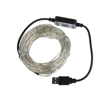 USB LED String Light Ziemassvētku Eglīte Apdares Gaismas Bluetooth App Kontroles String Gaismas Lampa IP65 Waterproof Pasaku Gaismas