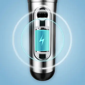 USB Smart Touch LCD Hair Clipper Elektriskie Matu Skūšanās Ierīces Sadzīves Darbarīki