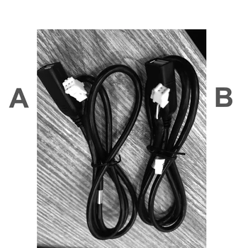USB kabelis android auto radio ilgi, usb kabeli, 4 polu un 6 pin kabeļa adapteris savienotājs