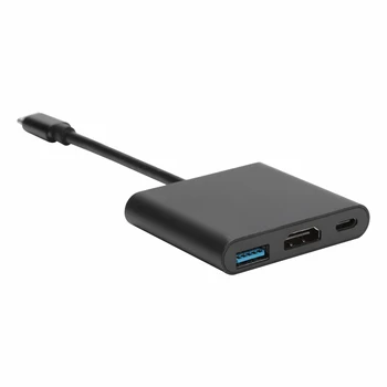 USB3.1 Hub Tipa C 4K HDMI USB3.0 PD Lādētāju, USB-C Adapteris 3 in 1 Sadalītājs Converter for PC Klēpjdatoru Macbook Pro